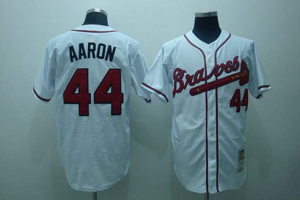 mitchell and ness hank aaron jersey