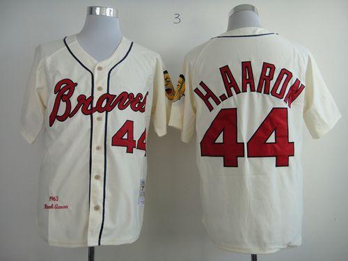 hank aaron throwback jersey