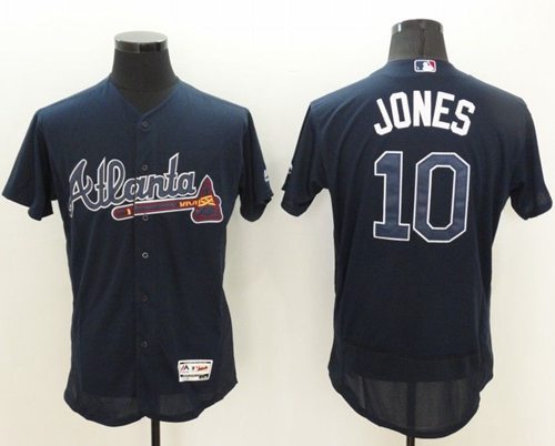 navy blue braves jersey