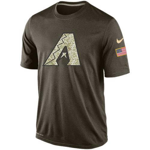 Men's Arizona Diamondbacks Salute To Service Nike Dri-FIT T-Shirt ...